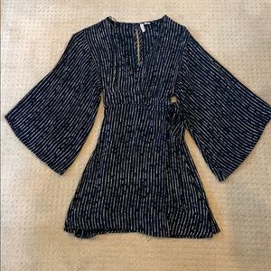 Billabong Kimono Style Wraparound Dress